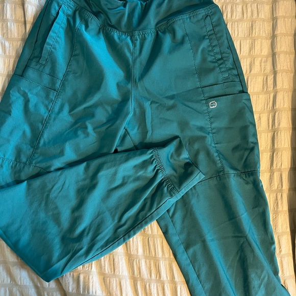WonderWink Women's Teal Pants - Picture 1 of 2